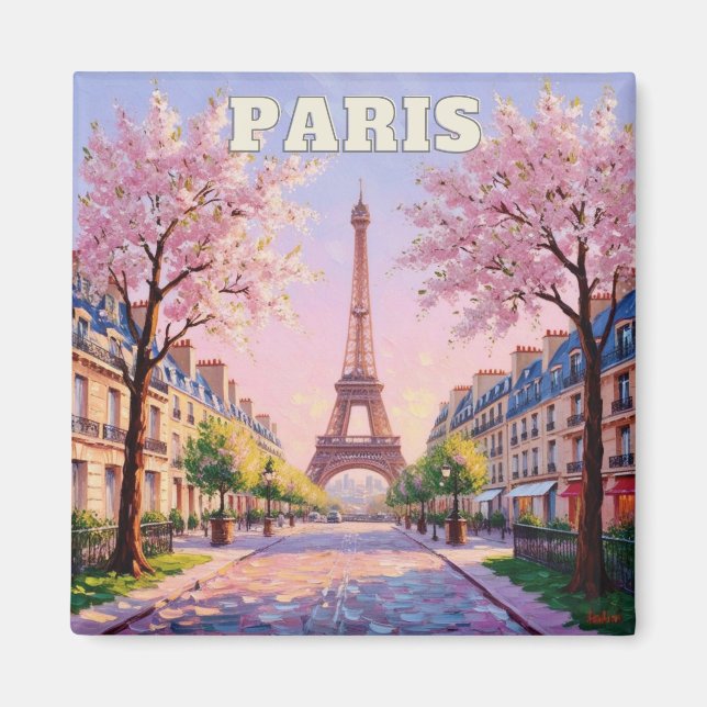 Parismagin: En magnet som fångar stadens charm (Framsidan)