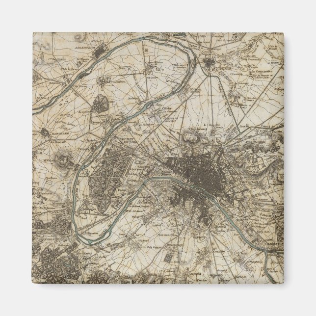 Parismiljö Magnet (Framsidan)