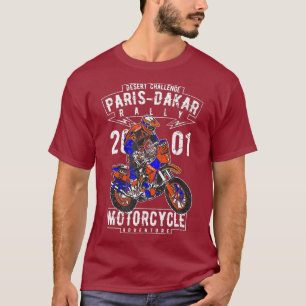 Parismotorcykeln Dakar, äventyr Sahara T Shirt
