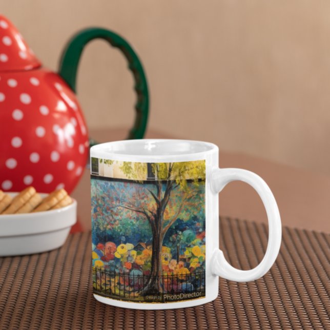 Parismurar Version 1 Kaffemugg (Paris walls Version 1 Coffee Mug
)