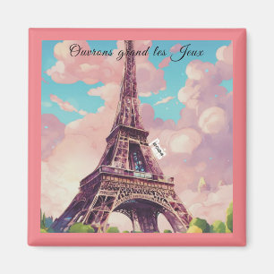 Parisolympiaden i Souvenir Magnet