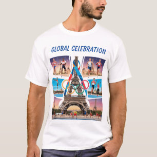 Parisolympiska spelen 2024: Firande i global enigh T Shirt