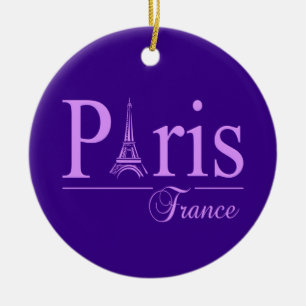 Parisornament, Frankrike, anpassa Julgransprydnad Keramik
