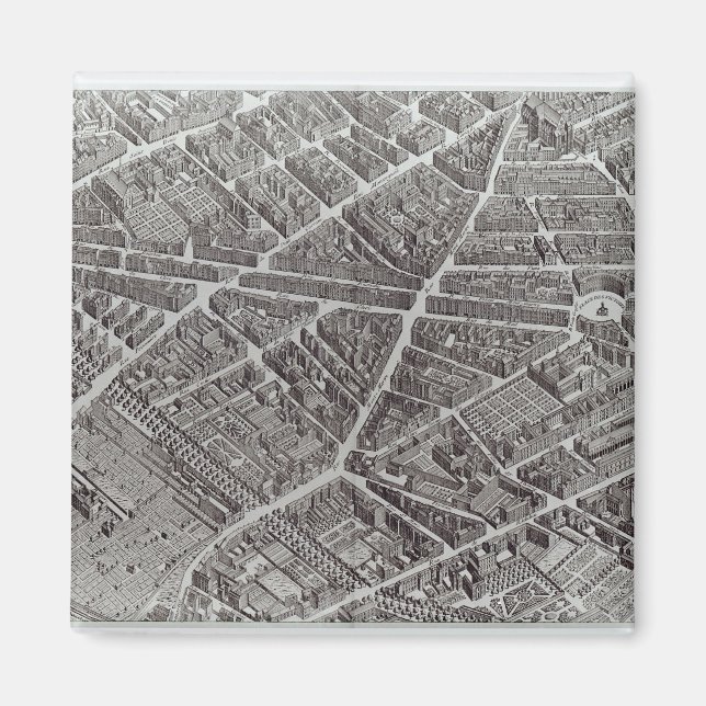 Parisplanen, känd som "Turgoplanen" Magnet (Framsidan)