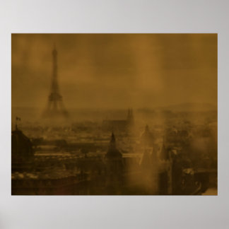 Parisreflektion Poster