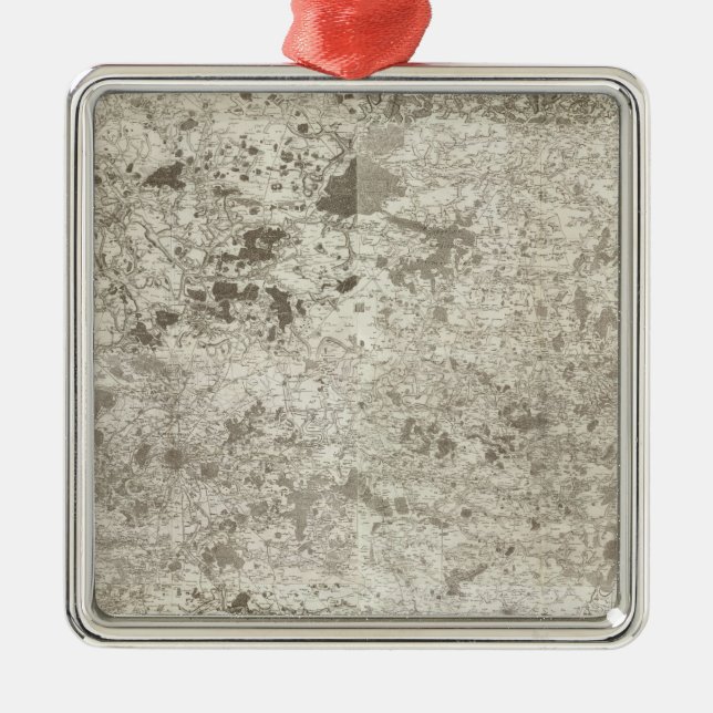 Parisregionen Frankrike Julgransprydnad Metall (Framsidan)