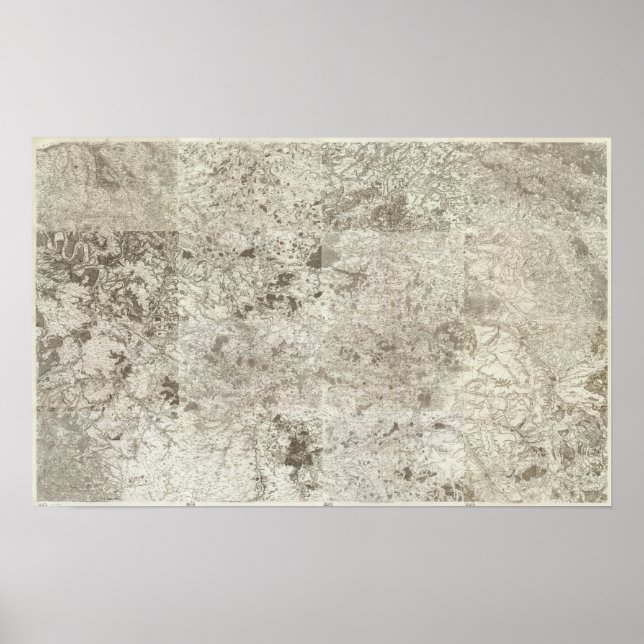 Parisregionen Frankrike Poster (Framsidan)