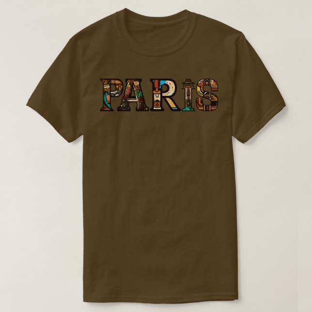 Parisresa stil t shirt (Design framsida)