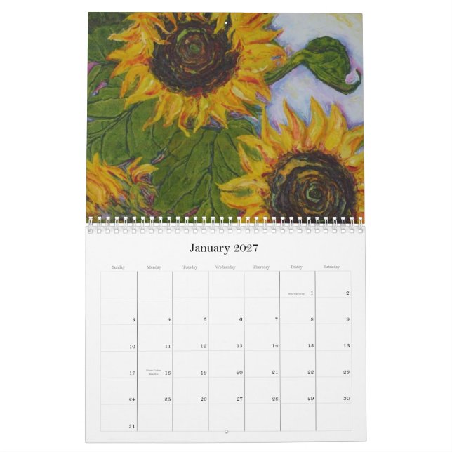 Pariss solroskalender kalender (Jan 2027)