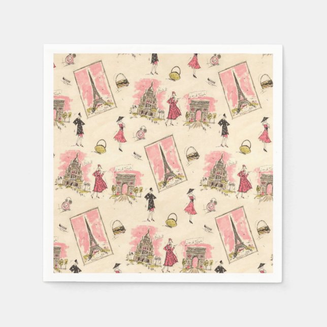 Parissikter 2 pappersservett (Framsidan)