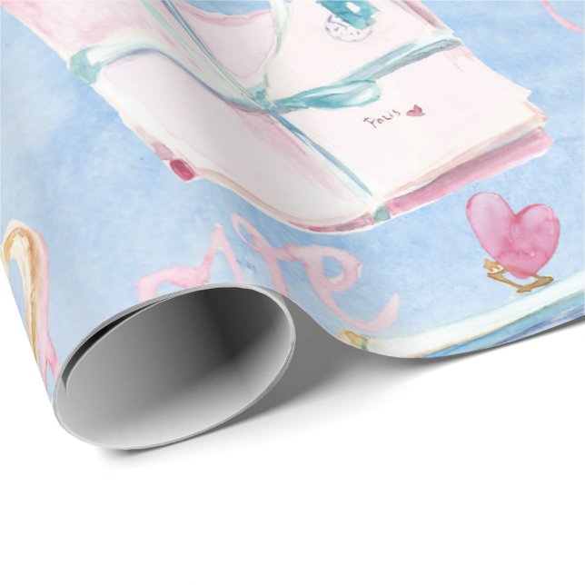 Parisskrotning Papprare Presentpapper (Rullad Hörn)