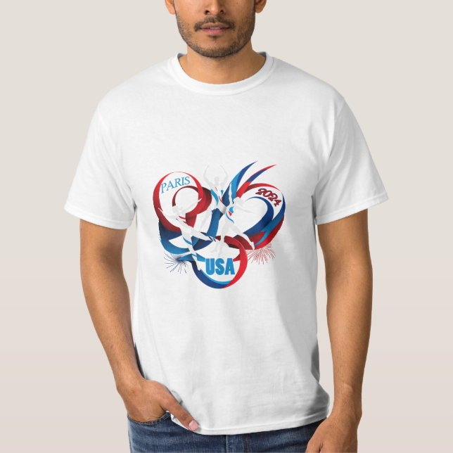 Parissommarolympiaden T Shirt (Framsida)