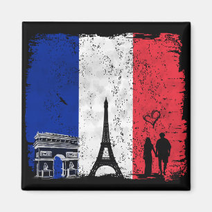 Parisstaden kärlek magnet