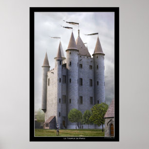 Paristemplet Poster