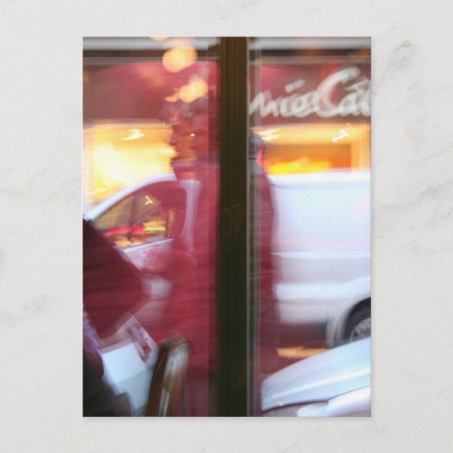 Paristisk atmosfär i vykort rörelse (Framsida)