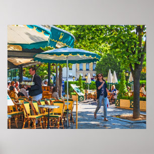 Paristisk morgon. poster