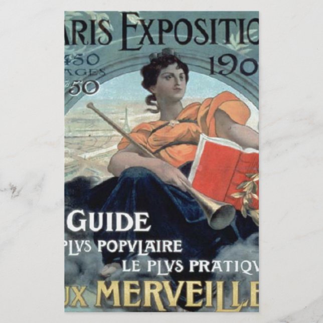 Parisutställning 1902 BC Brevpapper (Framsida)