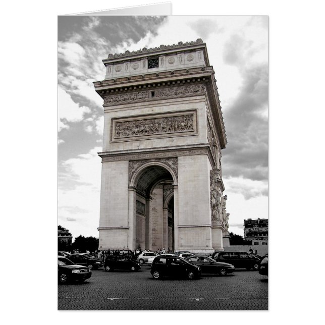 Parisvagnskort Hälsningskort (Framsidan)