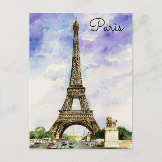 Parisvykort för Frankrike Eiffel Torn Vykort