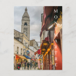 Parisvyvykort för Montmartre Vykort