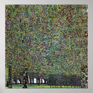 Park av Gustav Klimt Poster