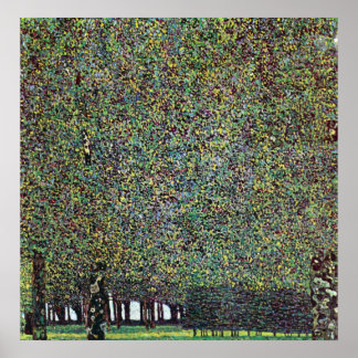 Park av Gustav Klimt Poster