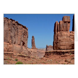 Park Avenue, Arches National Park OBS Kort
