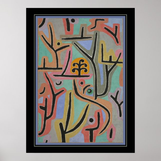 "Park Bei Lu" av Paul Klee Poster (Framsidan)