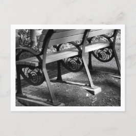 Park Bench med Ginkgo Design: Tokyo Vykort