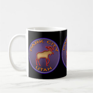 Park City Moose Medallion Mugg - Anpassa Färg!