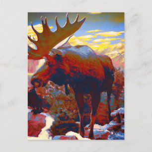 Park City Moose Souvenir Card Vykort