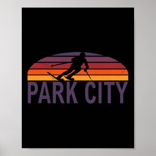 Park City Mountain Resort Utah Usa Ski Resort Snö Poster