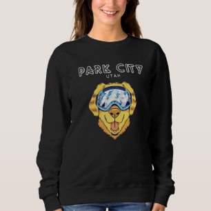 Park City North Utah - Rolig Hund Skidglasögon Pre T Shirt