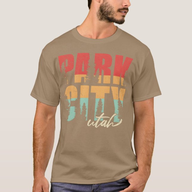 Park City retro T Shirt (Framsida)