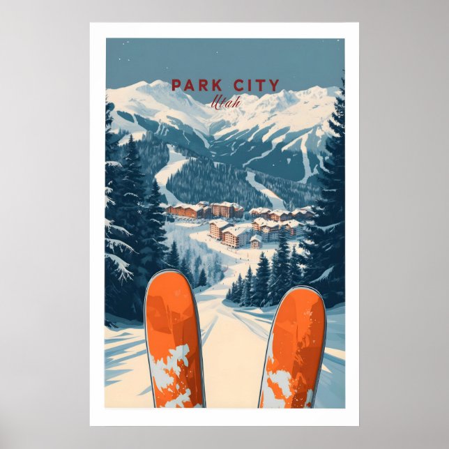 Park City skidruck 1 Poster (Framsidan)
