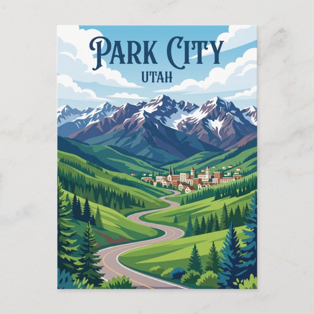 Park City USA Vykort (Framsida)