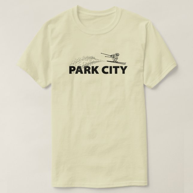 Park City Utah Backhoppare T Shirt (Design framsida)