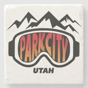 Park City Utah Collectible marmorkustfartyg Underlägg Sten