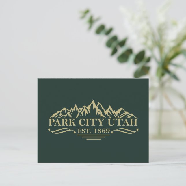 Park City Utah Helg Vykort (Stående Fram)