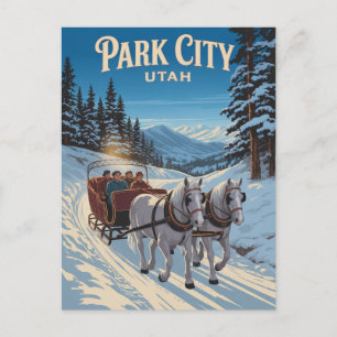 Park City Utah Helg Vykort