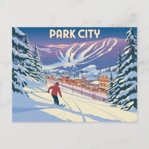 Park City Utah Helg Vykort