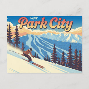 Park City Utah Helg Vykort