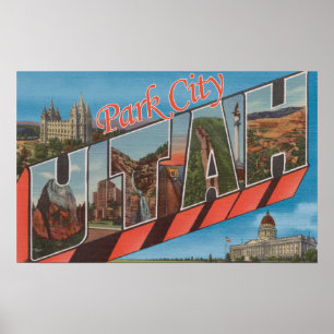 Park City, Utah - Large Brev Scenes Poster