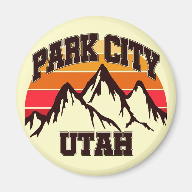 Park City,Utah Magnet (Framsidan)