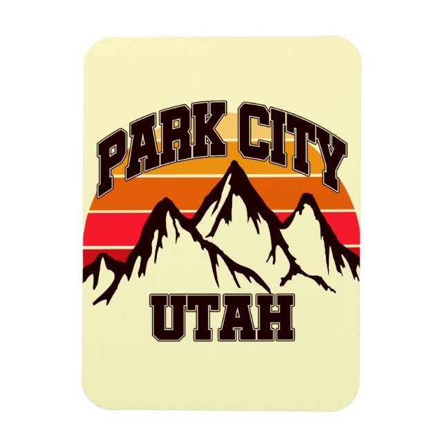 Park City,Utah Magnet (Vertikal)