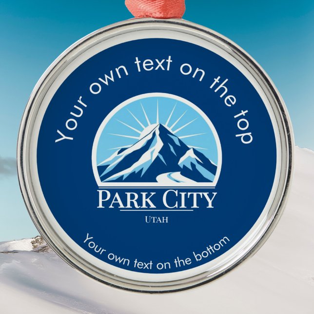 Park City Utah medalj Ornament (Skapare uppladdad)