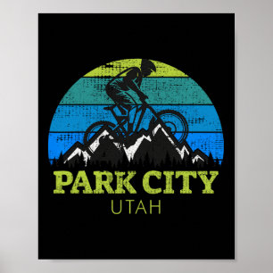 Park City Utah Mountainbike Turer Semester Poster