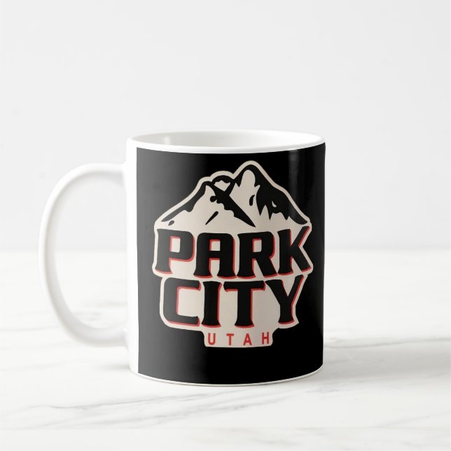 Park City Utah Mug Kaffemugg (Vänster)