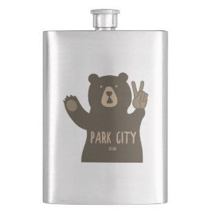 Park City Utah Peace Bear Fickplunta
