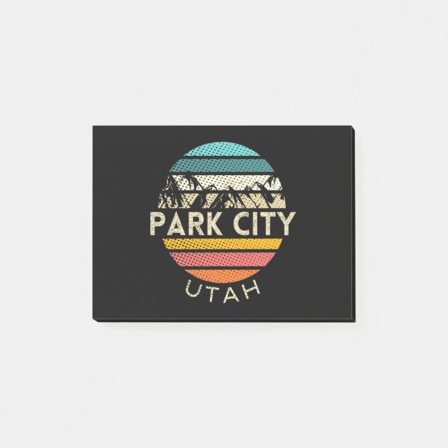 Park City Utah Post-it Block (Framsida)